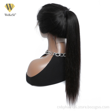 Wig For Black Women With Baby Hair Brazilian 13X6 Straight Glueless Transparent HD 100% Raw Virgin Human Hair Lace Front Wigs
